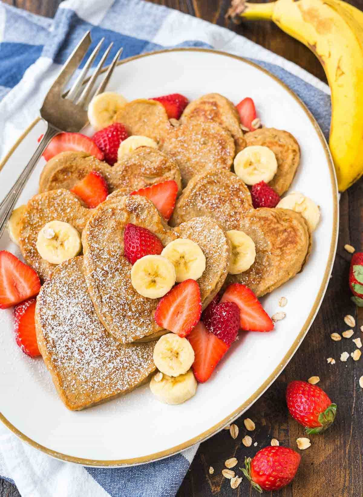 Healthy Breakfast Pancakes
 Banana Oatmeal Pancakes