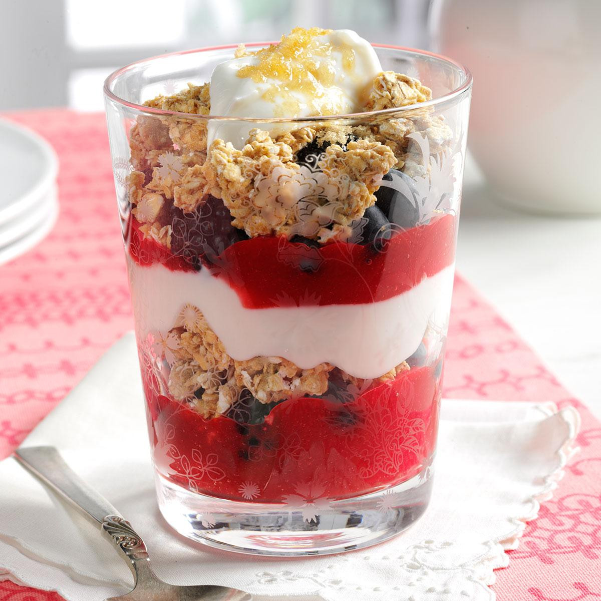 Healthy Breakfast Parfait Recipes
 Berry Breakfast Parfaits Recipe