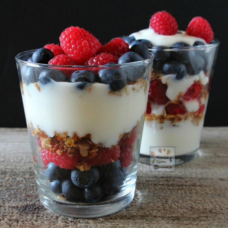 Healthy Breakfast Parfait
 Healthy Yogurt Breakfast Parfait With Blueberries