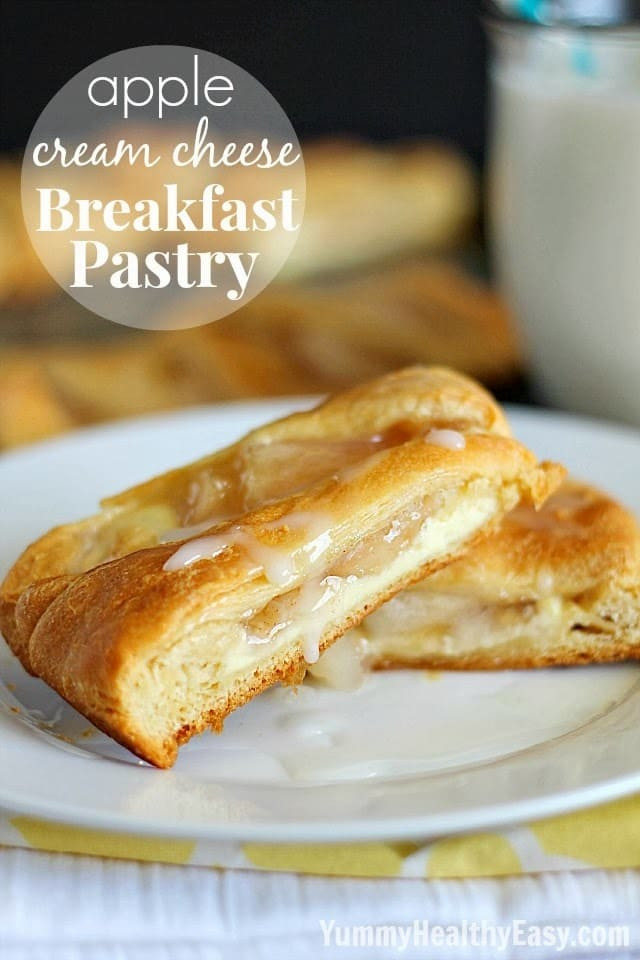 Healthy Breakfast Pastries
 Apple Cream Cheese Breakfast Pastry Yummy Healthy Easy