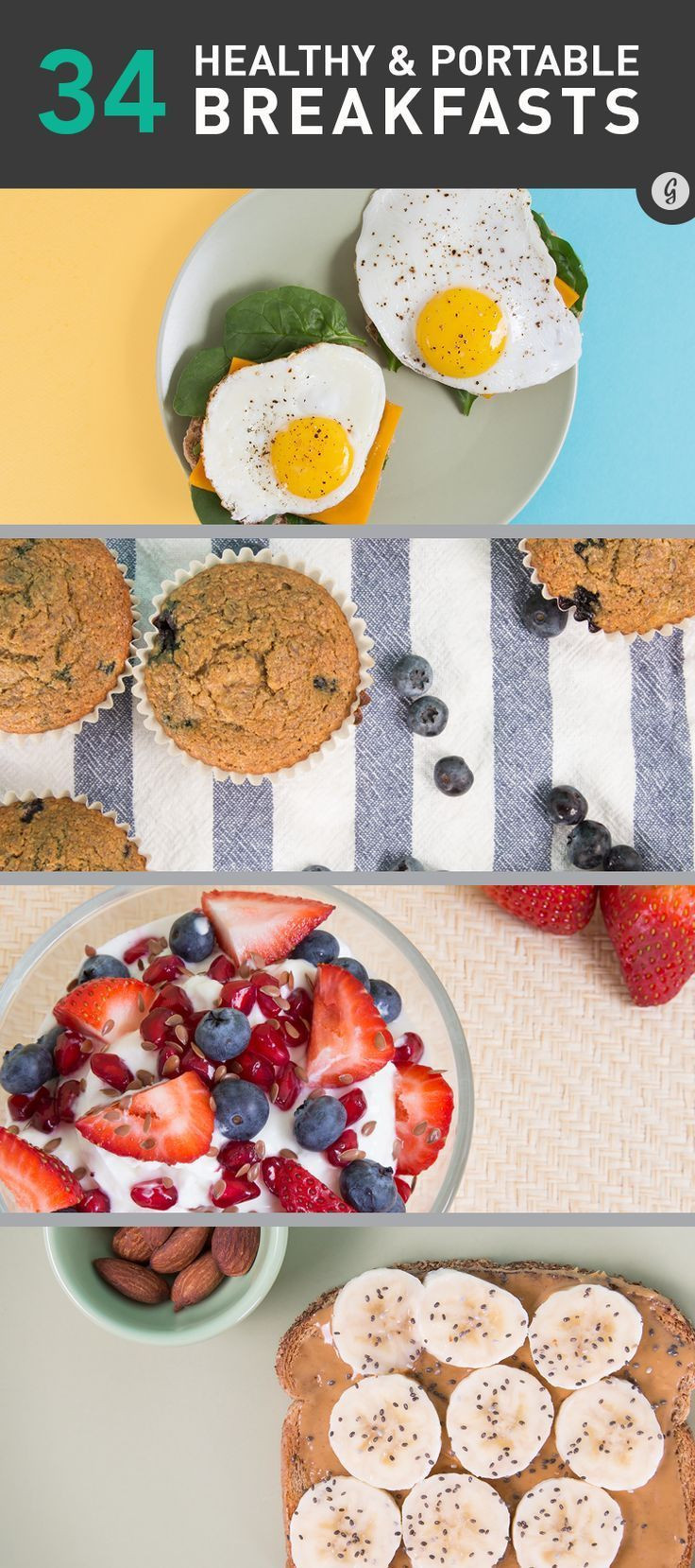 Healthy Breakfast Pinterest
 39 Healthy Breakfasts for Busy Mornings Pinterest