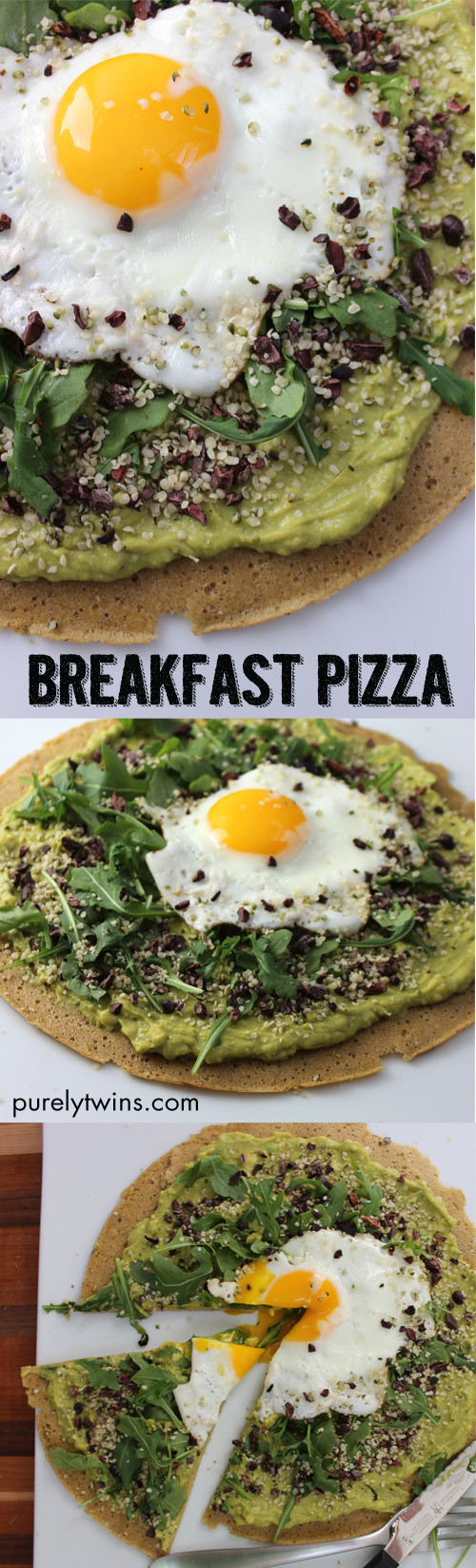 Healthy Breakfast Pizza
 Quick and healthy breakfast PIZZA