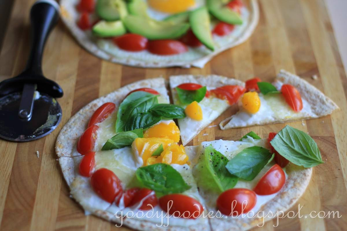 Healthy Breakfast Pizza Recipe
 GoodyFoo s Recipe Quick & Healthy Breakfast Pizzas