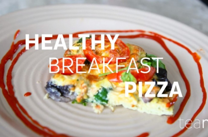 Healthy Breakfast Pizza Recipe
 HEALTHY BREAKFAST PIZZA TeaMi Blends