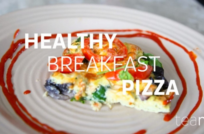 Healthy Breakfast Pizza
 HEALTHY BREAKFAST PIZZA TeaMi Blends