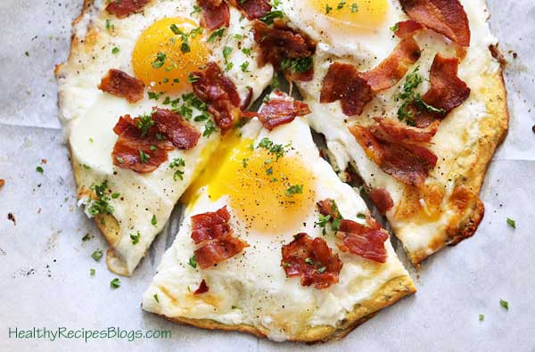 Healthy Breakfast Pizza
 Low Carb Breakfast Pizza Recipe
