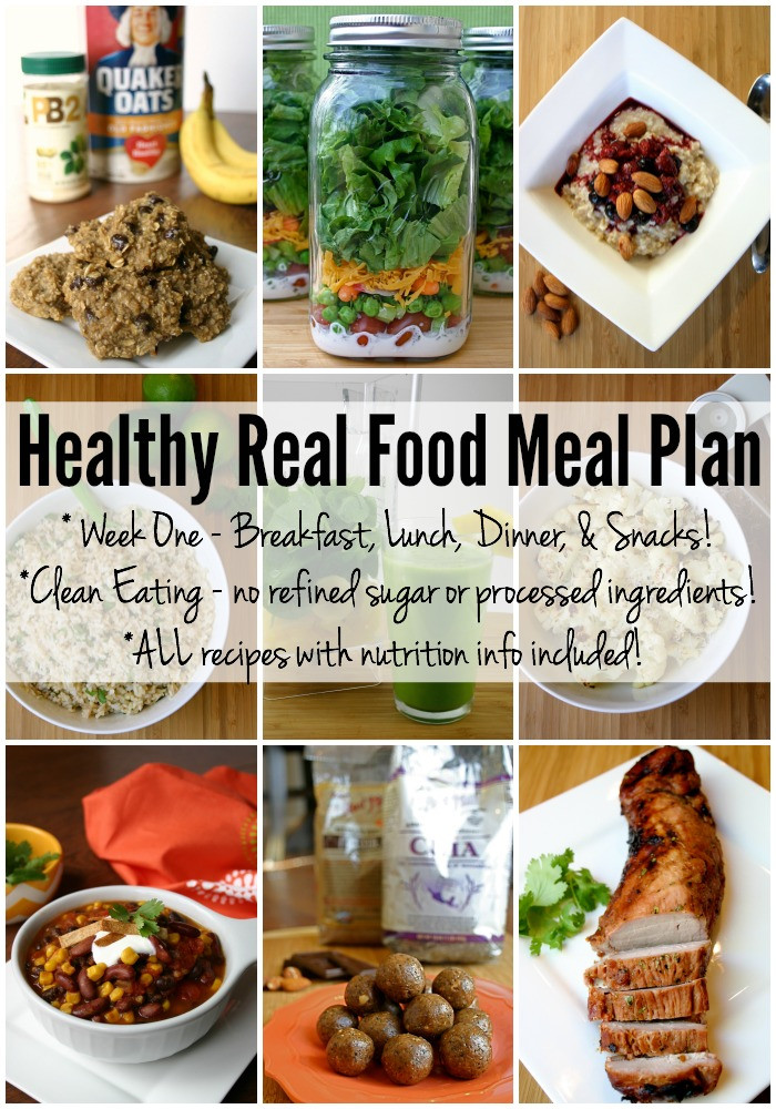 Healthy Breakfast Plan
 Healthy Real Food Meal Plan Week 1 Feel Great in 8 Blog