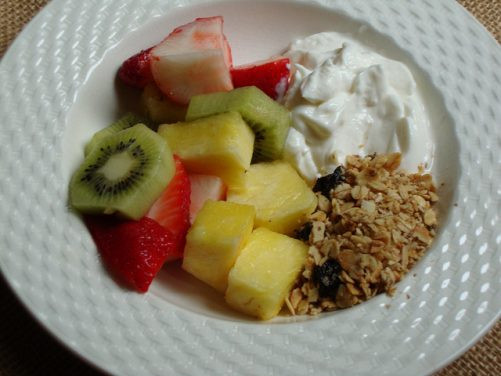 Healthy Breakfast Plate
 New American Plate Challenge Update