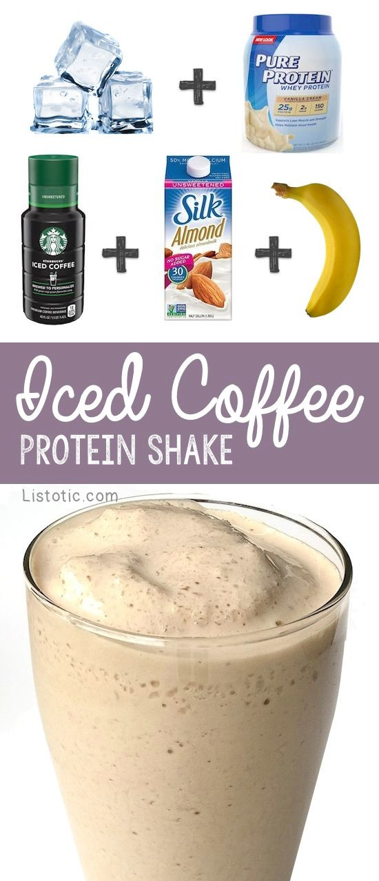 Healthy Breakfast Protein Shakes
 Healthy Iced Coffee Breakfast Protein Shake Recipe For