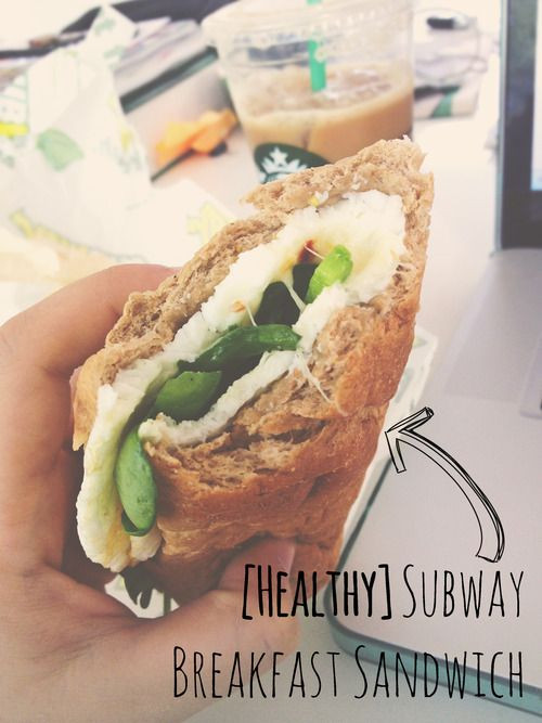 Healthy Breakfast Sandwich Fast Food
 The 25 best Subway healthy ideas on Pinterest