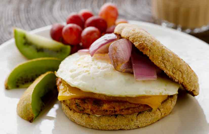 Healthy Breakfast Sandwich
 Young at Heart Healthy Breakfast Sandwich American Egg Board