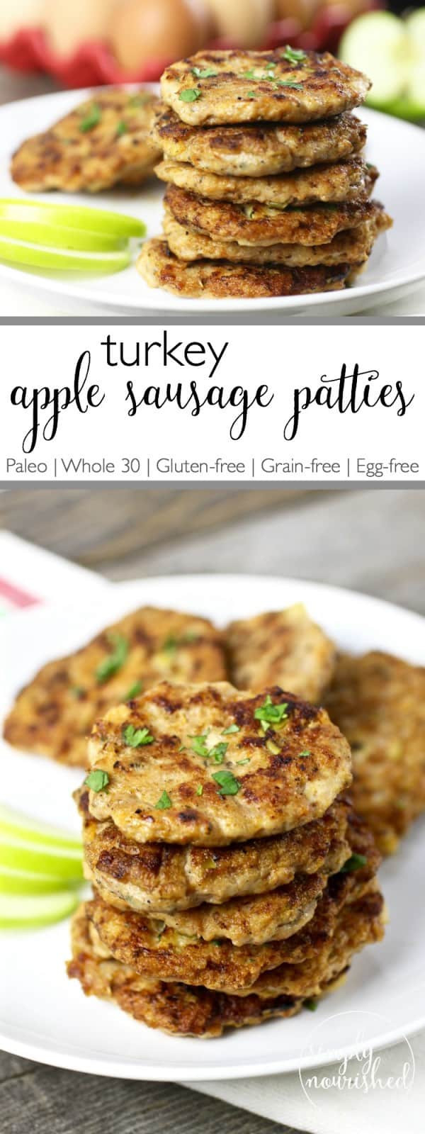 Healthy Breakfast Sausage Recipe
 Turkey Apple Sausage Patties The Real Food Dietitians