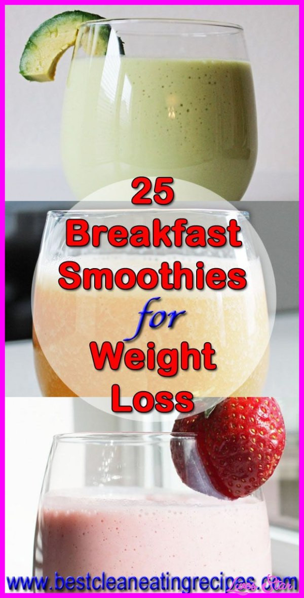 Healthy Breakfast Shake Recipes
 Healthy Breakfast Shakes To Lose Weight Recipes