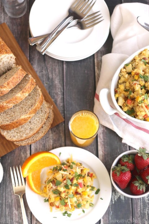 Healthy Breakfast Skillet
 Southwestern Breakfast Skillet Scramble Two Healthy Kitchens