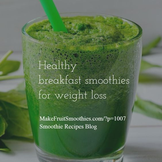 Healthy Breakfast Smoothie Recipes For Weight Loss
 Healthy breakfast smoothies Smoothies for weight loss and