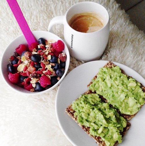 Healthy Breakfast Starbucks
 fitspo starbucks coffee breakfast fruits yummy yum healthy