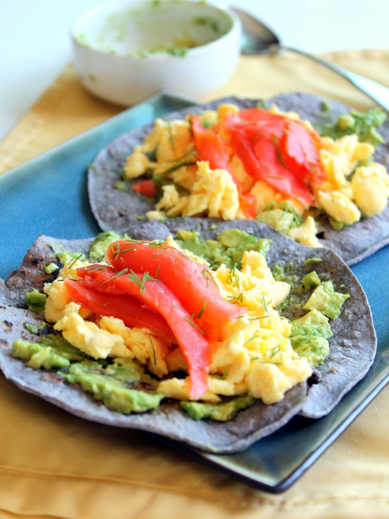 Healthy Breakfast Tacos Recipe
 Blue Corn Breakfast Tacos with Scrambled Eggs Smoked