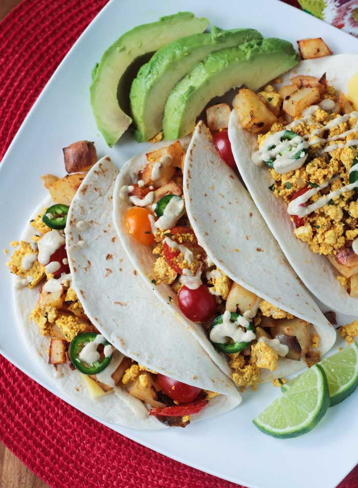 Healthy Breakfast Tacos Recipe 20 Best Ideas Healthy Breakfast Tacos W tofu &amp; Roasted Potatoes