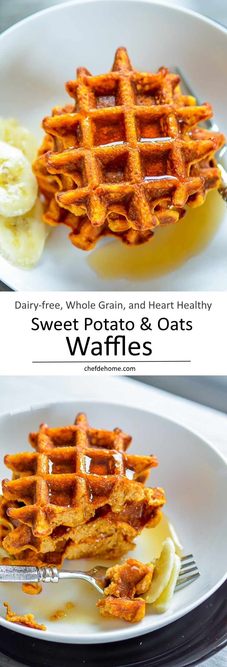 Healthy Breakfast Waffles
 Healthy Sweet Potato Oats Waffles Recipe