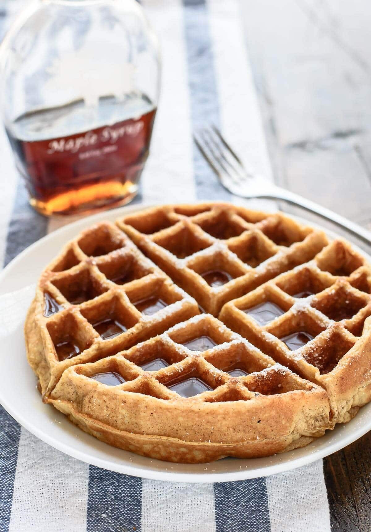 Healthy Breakfast Waffles
 Blender Whole Wheat Waffles