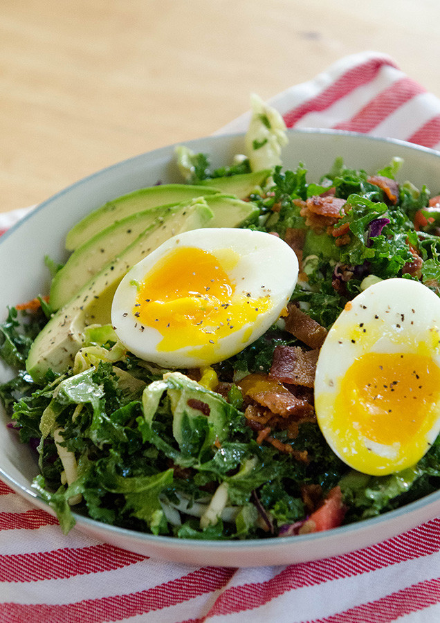 Healthy Breakfast With Boiled Eggs
 So…Let s Hang Out – BLT Breakfast Salad With Soft Boiled