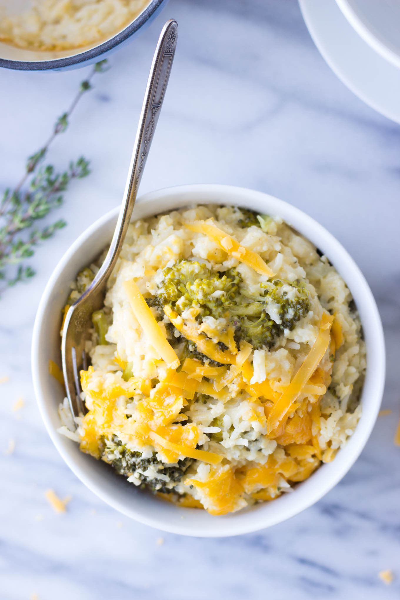 Healthy Broccoli Casserole
 Healthy Broccoli Rice & Cheese Casserole Fork in the