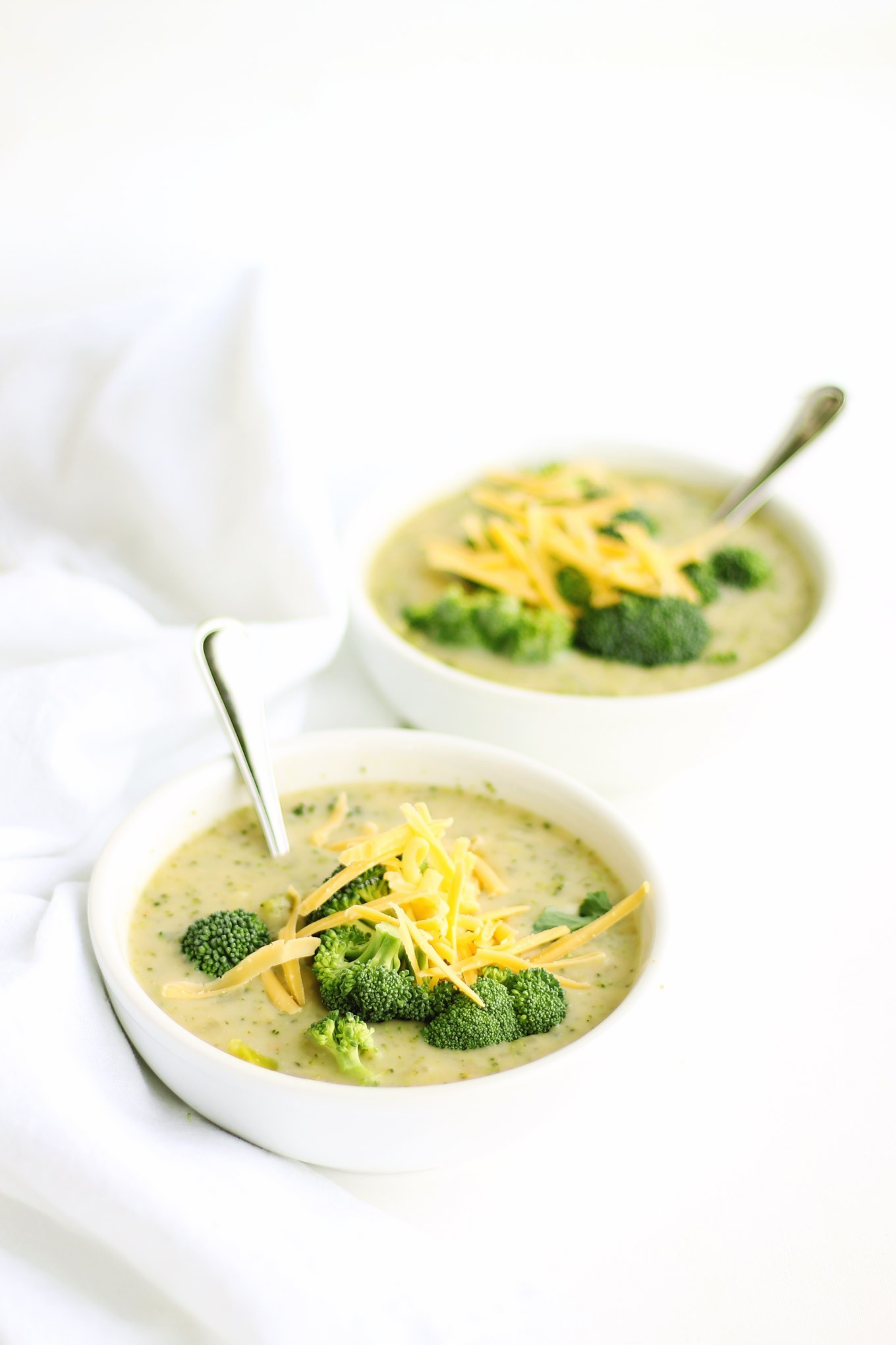 Healthy Broccoli Cheddar Soup
 Secret ingre nt healthy broccoli cheddar soup