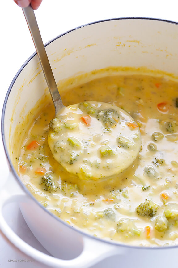 Healthy Broccoli Cheddar Soup
 Broccoli Cheese Soup