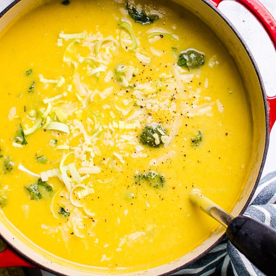 Healthy Broccoli Cheddar Soup
 Healthy Broccoli Cheese Soup iFOODreal Healthy Family