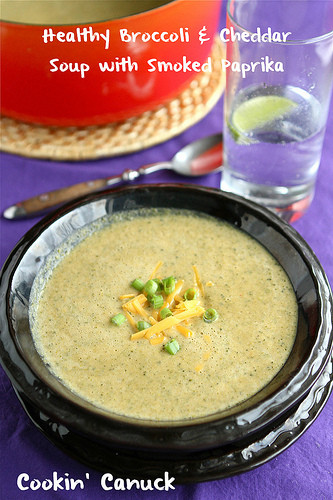 Healthy Broccoli Cheddar Soup
 Healthy Broccoli & Cheddar Soup Recipe with Smoked Paprika