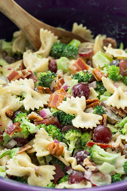 Healthy Broccoli Pasta Salad
 19 Mind Blowing Bow Tie Pasta Dishes