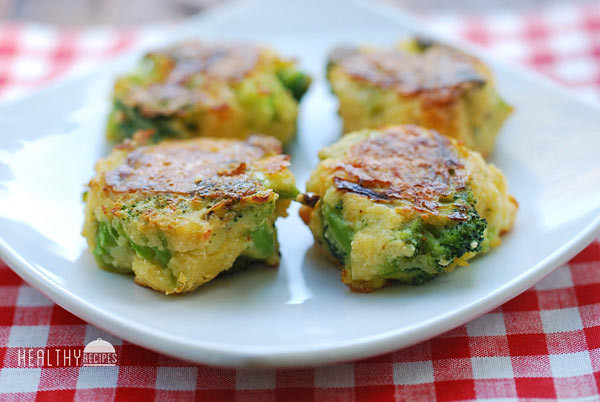 Healthy Broccoli Recipes
 Cheesy Broccoli Bites