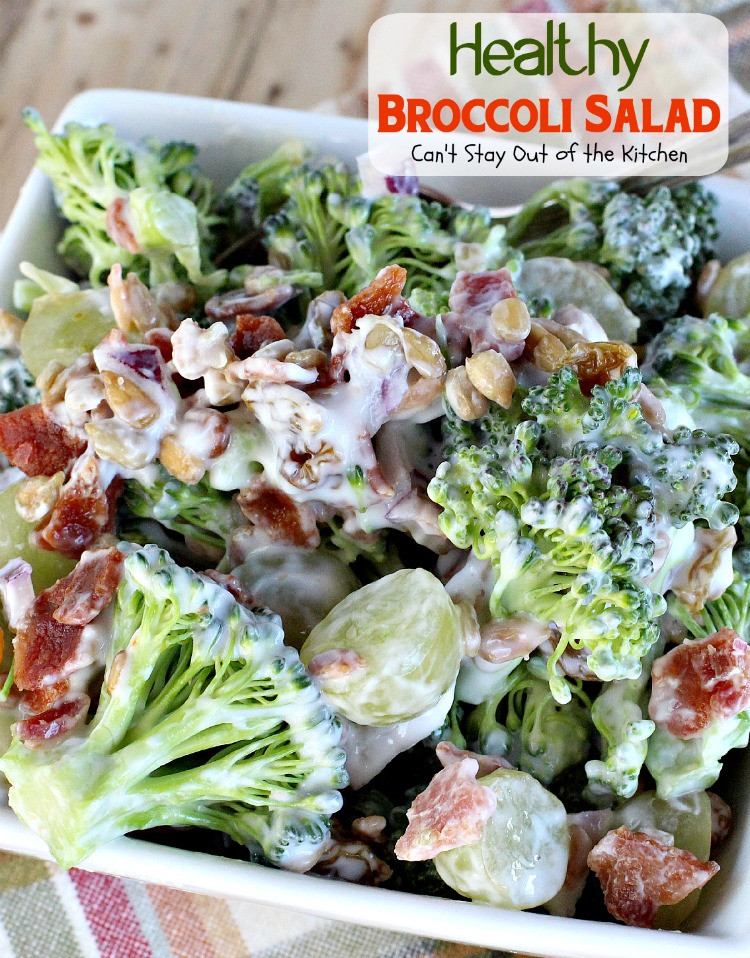 Healthy Broccoli Salad
 Healthy Broccoli Salad Can t Stay Out of the Kitchen