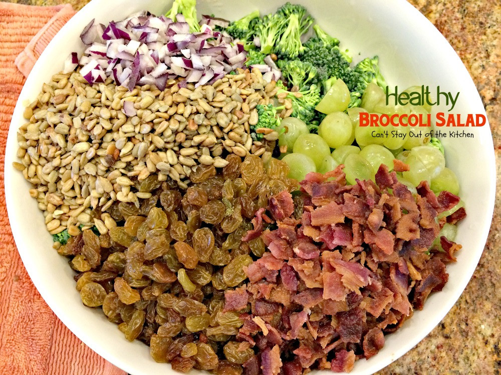 Healthy Broccoli Salad
 Healthy Broccoli Salad Can t Stay Out of the Kitchen