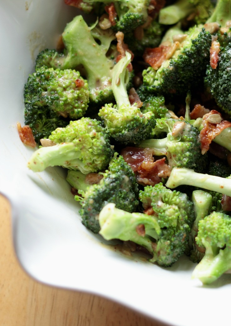Healthy Broccoli Salad
 Sweet Bacon & Broccoli Salad