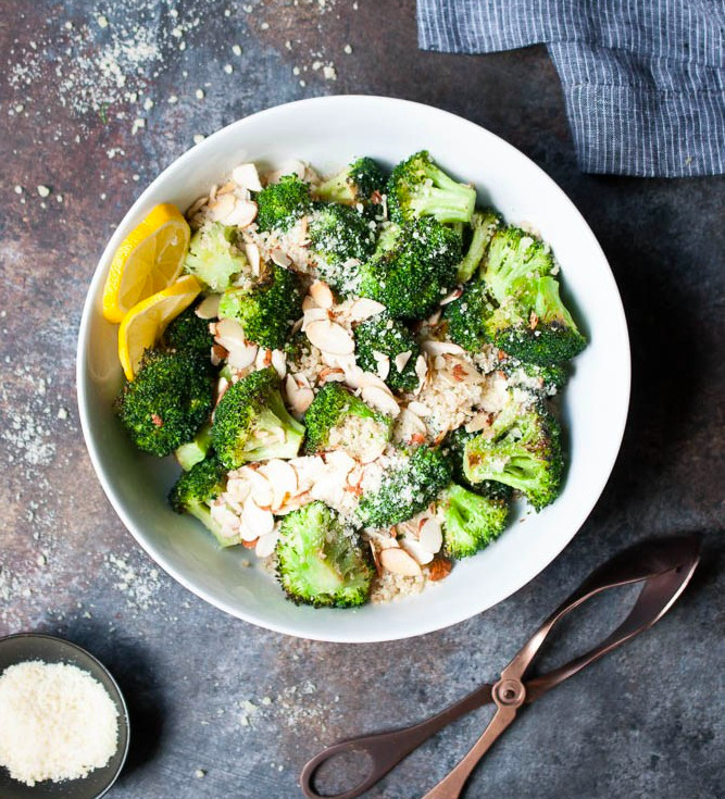 Healthy Broccoli Side Dishes
 Side Dish or Healthy Lunch Roasted Broccoli Quinoa