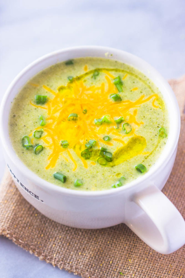 Healthy Broccoli Soup
 Healthy Broccoli and Potato Soup