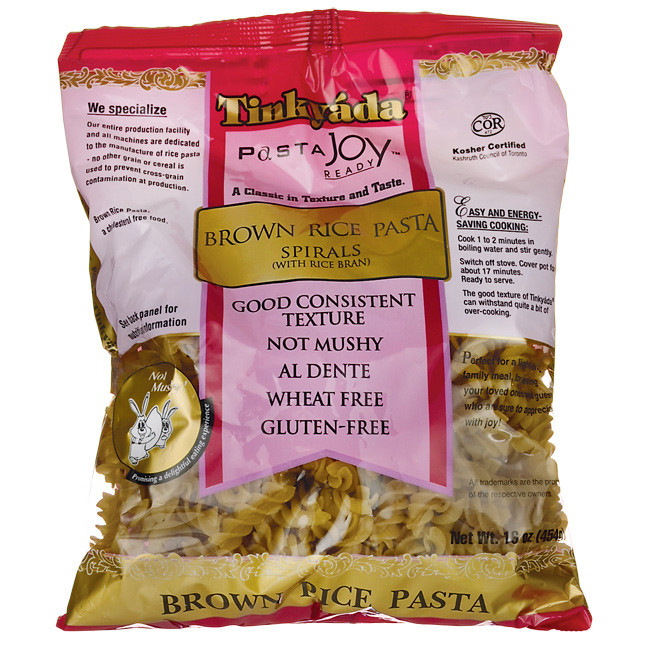 Healthy Brown Rice Brands
 Tinkyada Brown Rice Pasta Spirals 16 oz Pkg Swanson