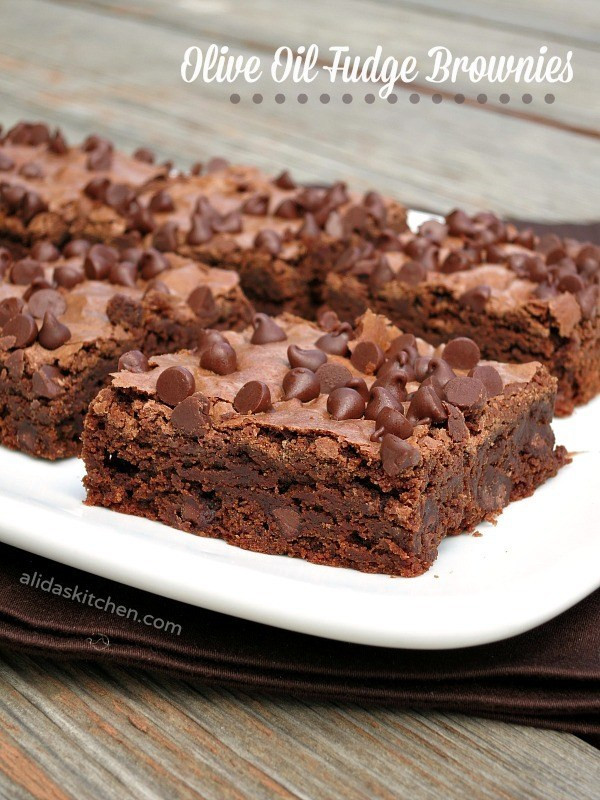 Healthy Brownies From Scratch
 Olive Oil Fudge Brownies PantryInsiders Alida s Kitchen