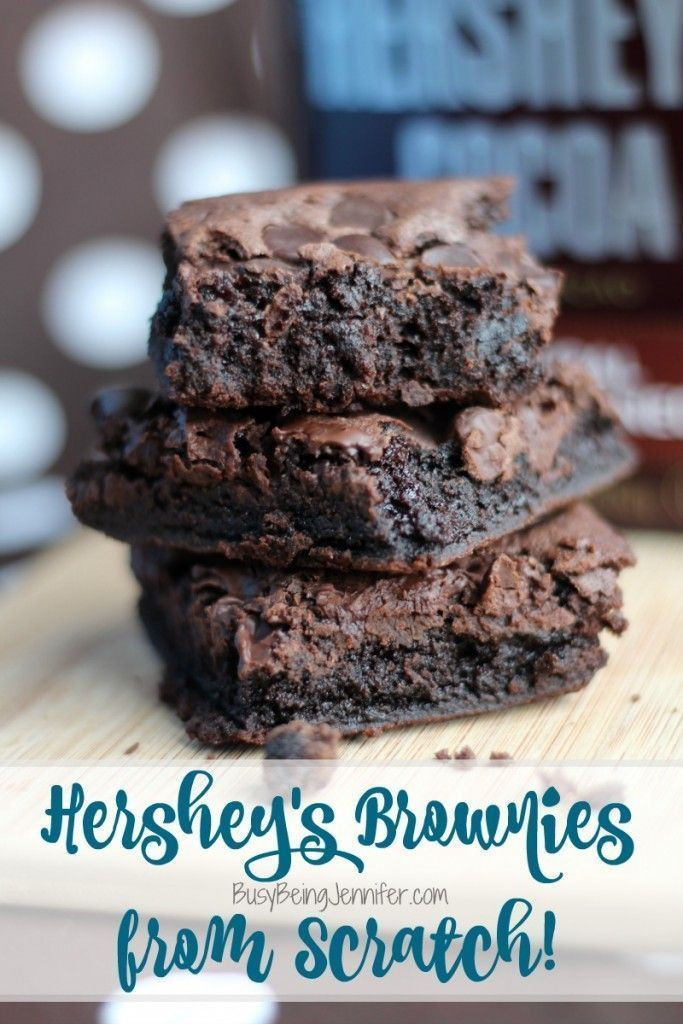 Healthy Brownies From Scratch
 Delicious Hershey s Brownies from Scratch