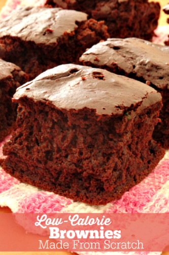 Healthy Brownies From Scratch
 Low Calorie Brownies from Scratch