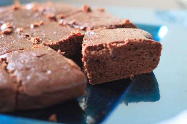 Healthy Brownies With Applesauce
 Skinny Chocolate Brownies with applesauce and greek yogurt