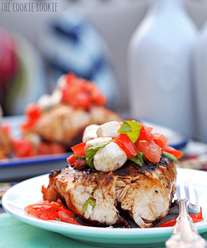 Healthy Bruschetta Chicken
 Caprese Bruschetta Chicken The Cookie Rookie