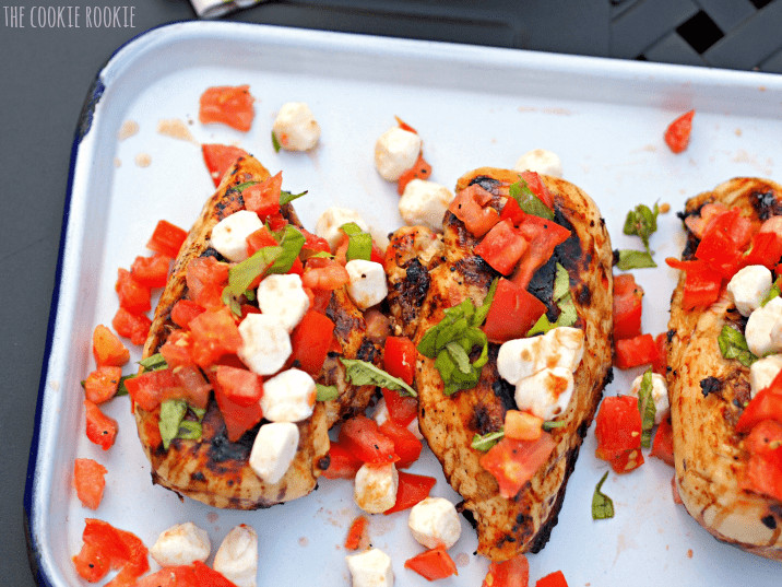 Healthy Bruschetta Chicken
 Caprese Bruschetta Chicken The Cookie Rookie