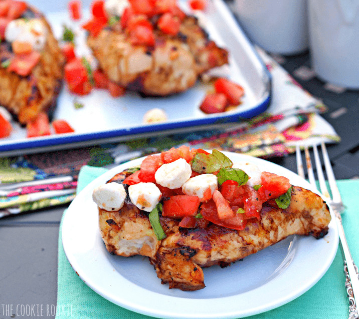 Healthy Bruschetta Chicken
 Caprese Bruschetta Chicken The Cookie Rookie