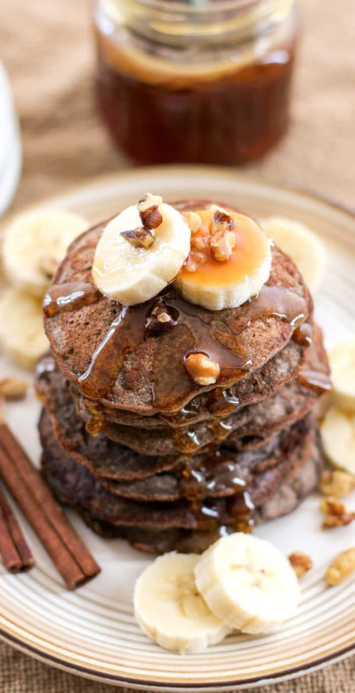 Healthy Buckwheat Pancakes
 Desserts With Benefits Healthy Banana Buckwheat Pancakes