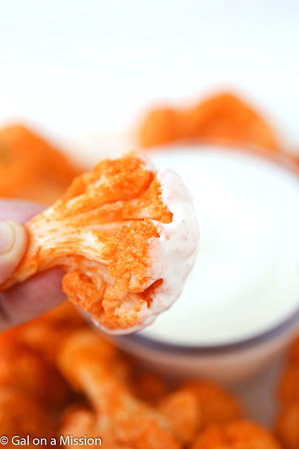 Healthy Buffalo Cauliflower
 Healthy Buffalo Cauliflower Bites Gal on a Mission