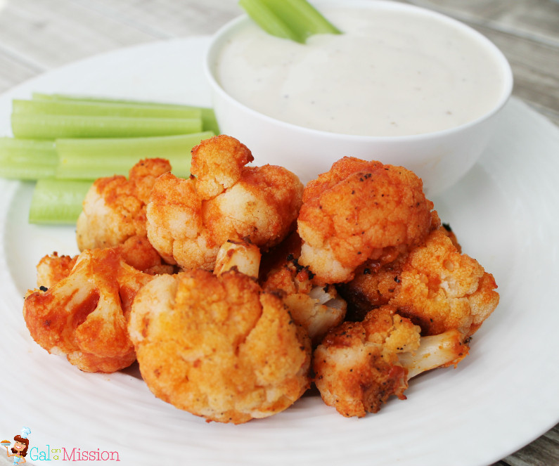 Healthy Buffalo Cauliflower
 Healthy Buffalo Cauliflower Bites Gal on a Mission