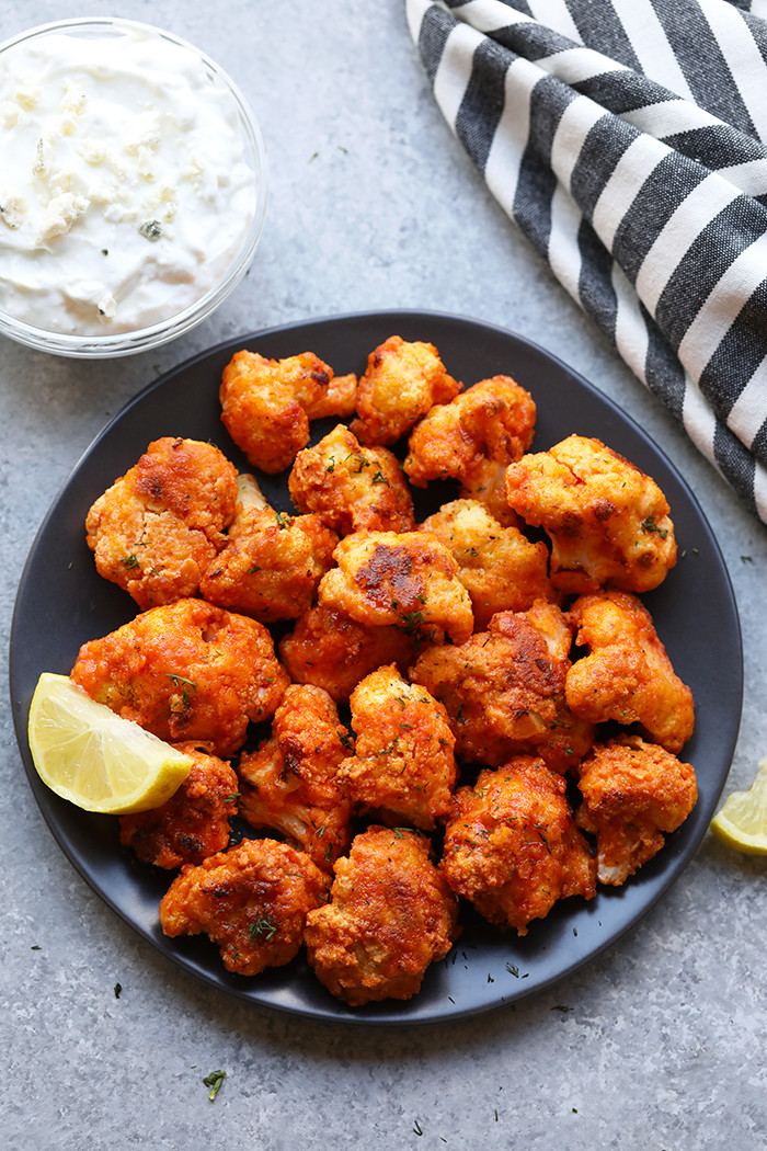 Healthy Buffalo Cauliflower
 Healthy Buffalo Cauliflower Wings Fit Foo Finds