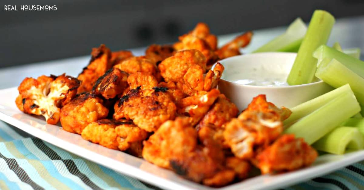 Healthy Buffalo Cauliflower
 Buffalo Cauliflower Bites Healthy Appetizer Recipe